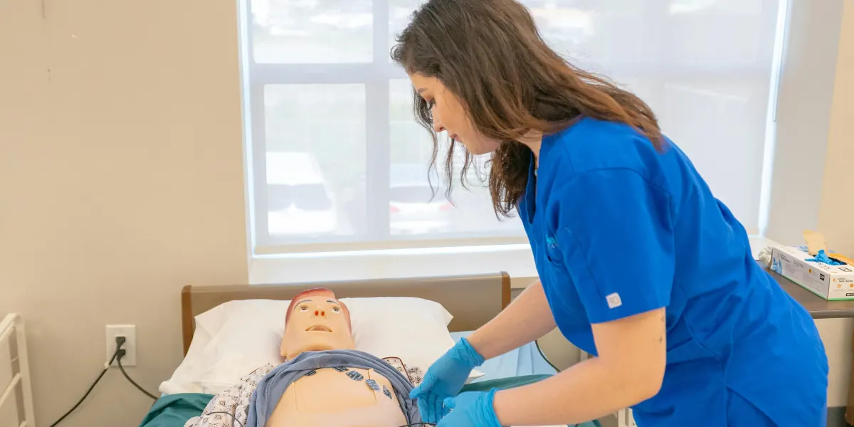 Practical nursing student preparing for Florida LPN licensure