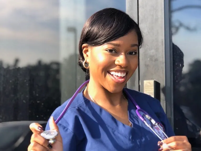 Healthcare students beginning their career training