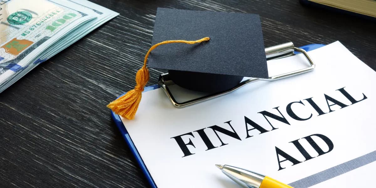 Student reviewing trade school tuition and payment options