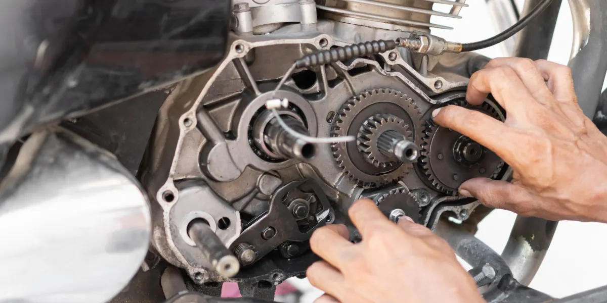 HVAC technician troubleshooting equipment